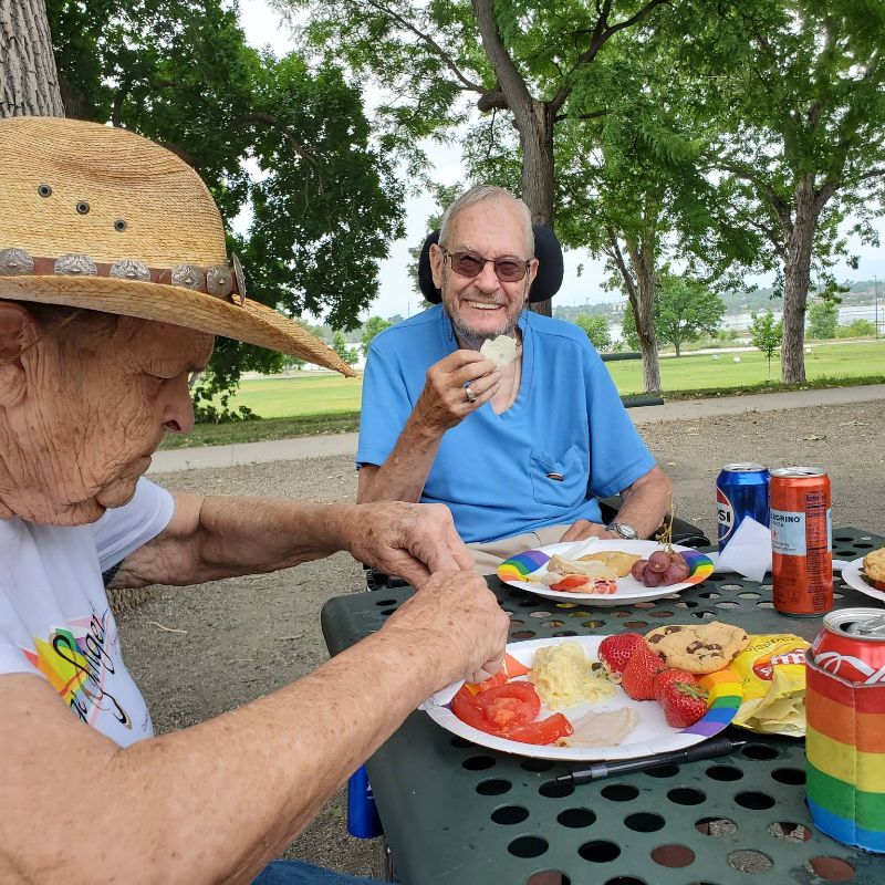 Dayspring Villa Assisted Living Community in Denver, CO - resident at sloan s lake square